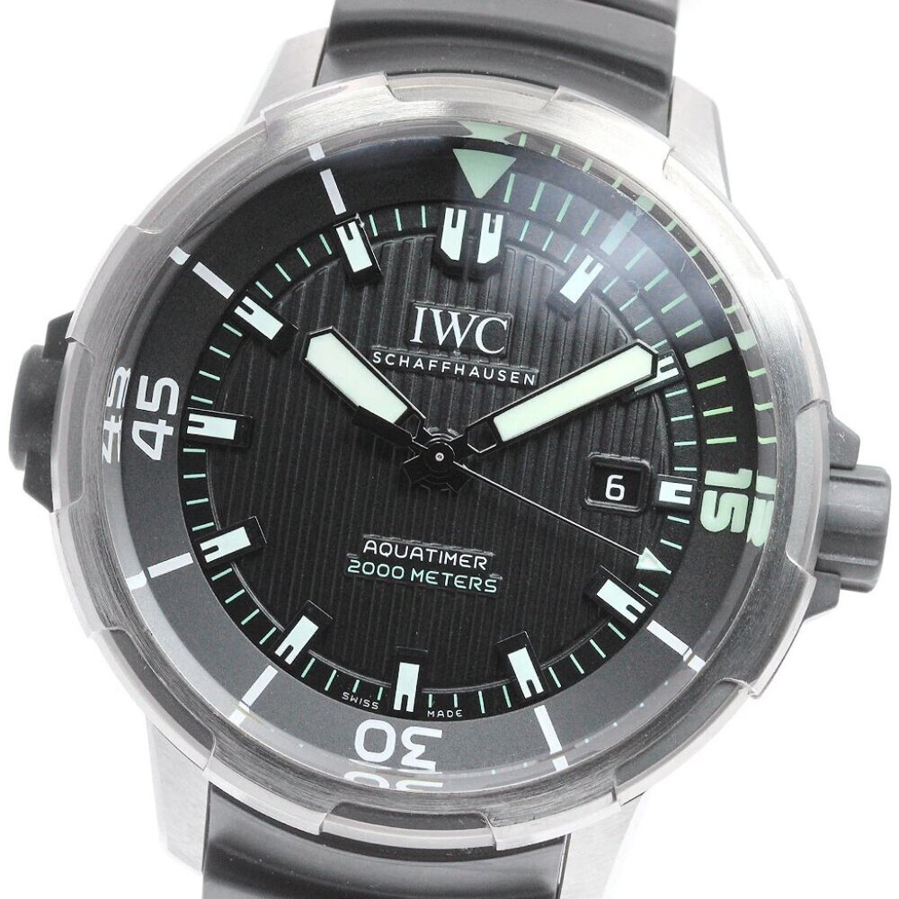 IWC SCHAFFHAUSEN Aqua timer 2000 IW358002 black Dial Automatic Men's_823484